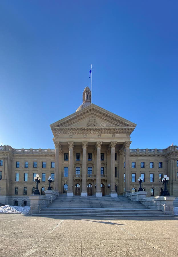 Front View To the Alberta Legislature Building, Legislative Assembly of