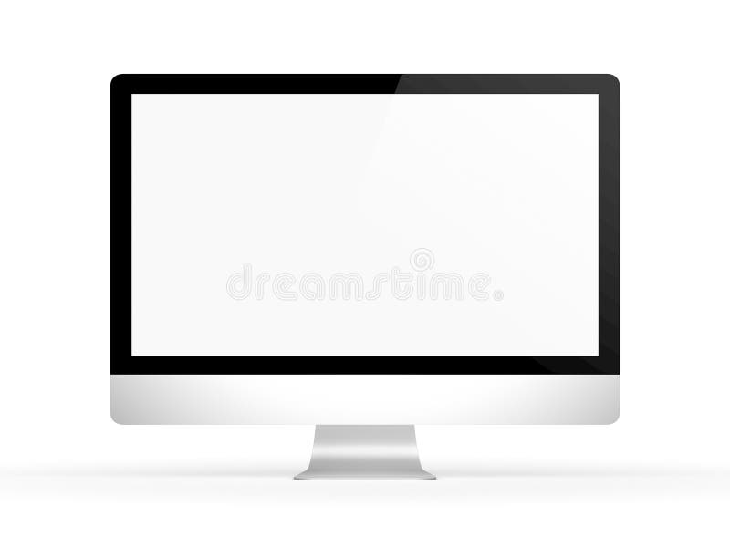 Frontal do ecrã de computador do Mac
