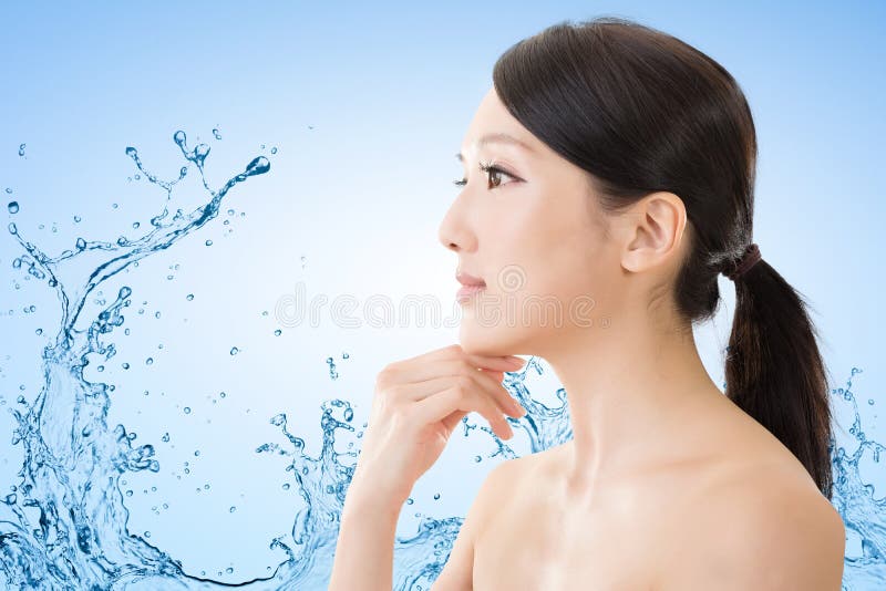 Fronte asiatico di bellezza immagini stock libere da diritti Fronte asiatico di bellezza immagini stock libere da diritti