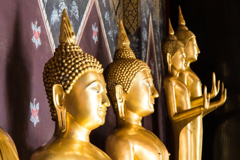 Fronte sorridente di Buddha immagini stock