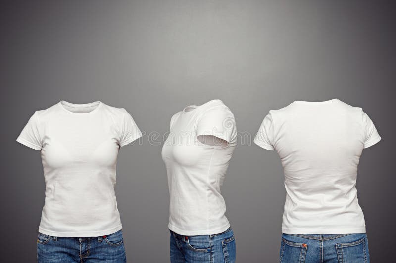 Maglietta femminile in bianco