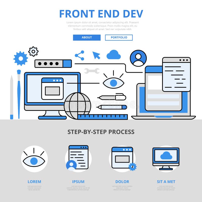 Frontend Development Picture. Image 90156361