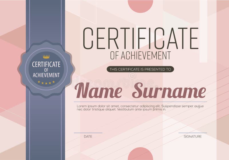 Frontera certificada espacio en blanco rosado moderno con el lujo azul marino de la plantilla de la cinta de la raya ilustración del vector Frontera certificada espacio en blanco rosado moderno con el lujo azul marino de la plantilla de la cinta de la raya ilustración del vector