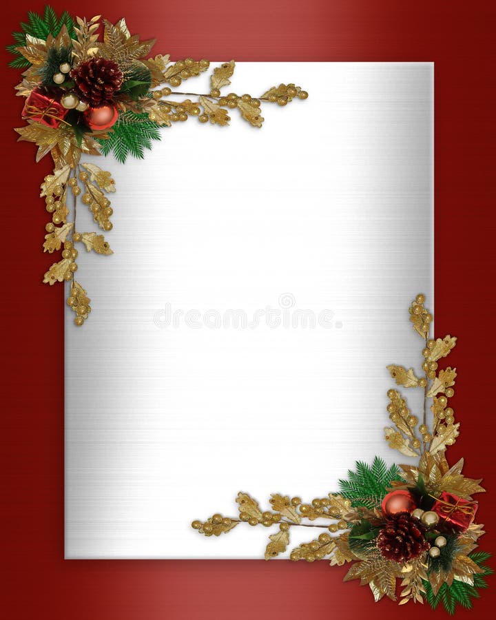 Frontera de la Navidad elegante stock de ilustración Frontera de la Navidad elegante stock de ilustración