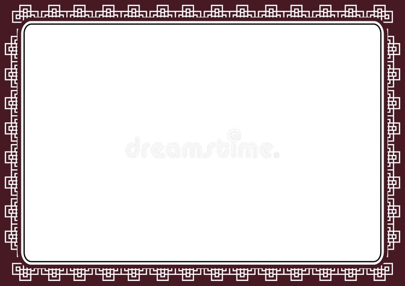 Borde de Certificado stock de ilustración