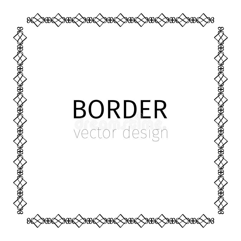 Frontera scythian negra cuadrada libre illustration Frontera scythian negra cuadrada libre illustration