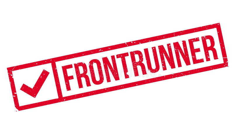 Frontrunner rubber stamp vector illustration Frontrunner rubber stamp vector illustration
