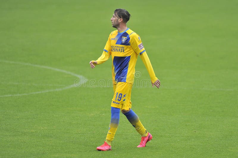 Fabio Grosso Treinador Frosinone Durante Partida Campeonato