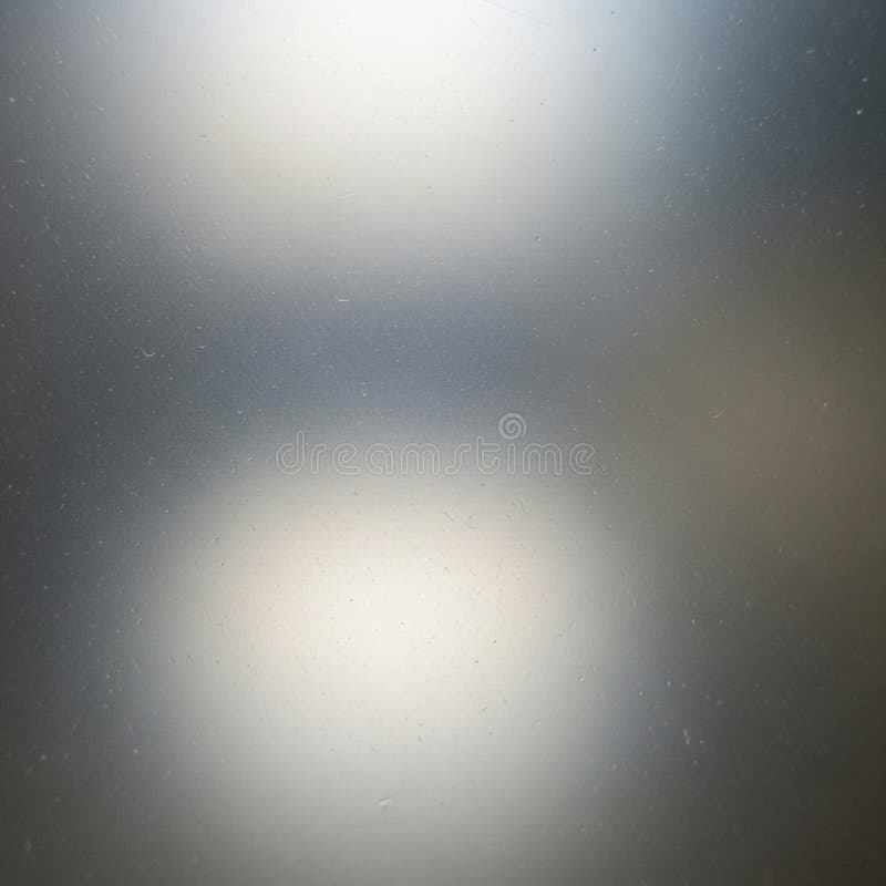 Frosted glass showing an abstract, blurred pattern of light and shadow. The surface appears smooth stock illustration