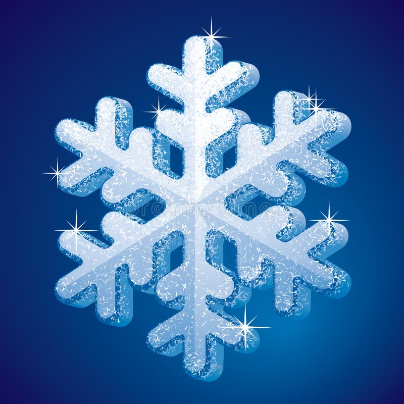 Download Frosted snowflake stock vector. Illustration of decoration ...