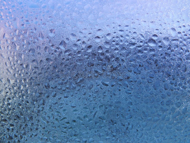 Frosted Water Drops On Glass Stock Photo - Image of liquid, natural ...