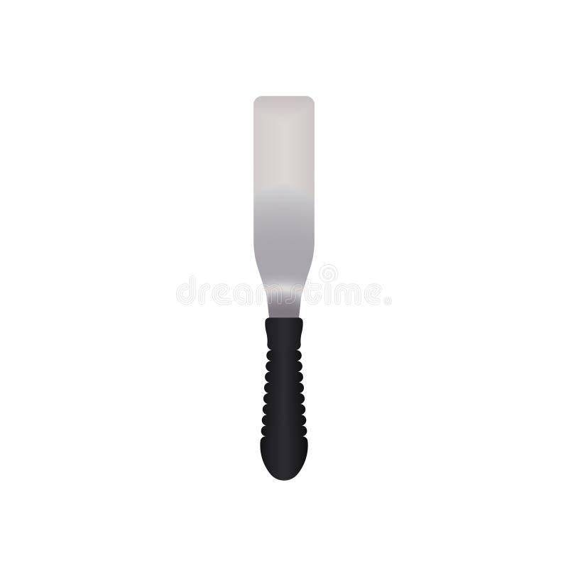 Frosting spatula vector illustration isoalted on white background. Suitable for 3d Realistic Mockup. 22/35. Frosting spatula vectors