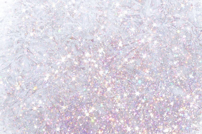 Frosty Background, Winter Texture, Glitter on a White Background Stock ...