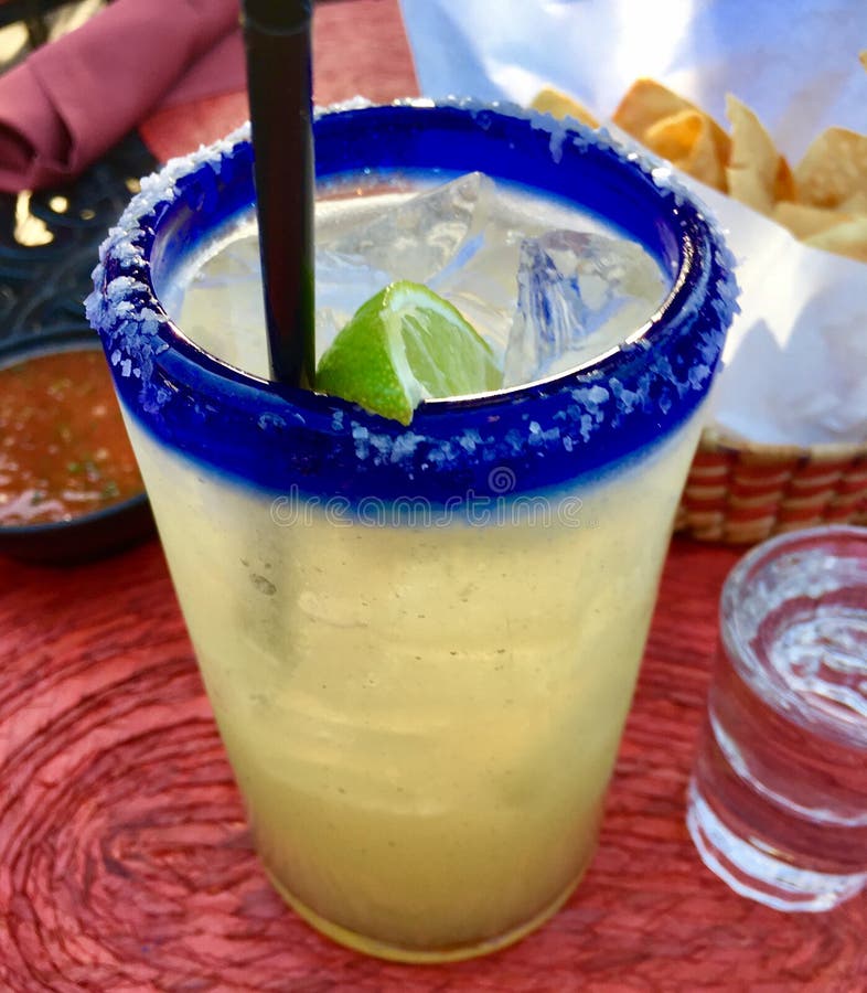 Margarita in Mexican Glass stock photography Margarita in Mexican Glass stock photography