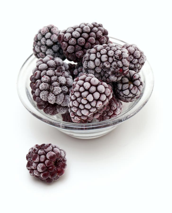 Frozen blackberries stock photo. Image of cold, colorful 24060252