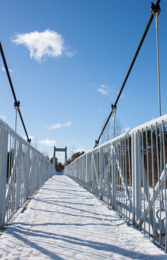 Frozen bridge stock photo. Image of blue, bright, bridge 30950344
