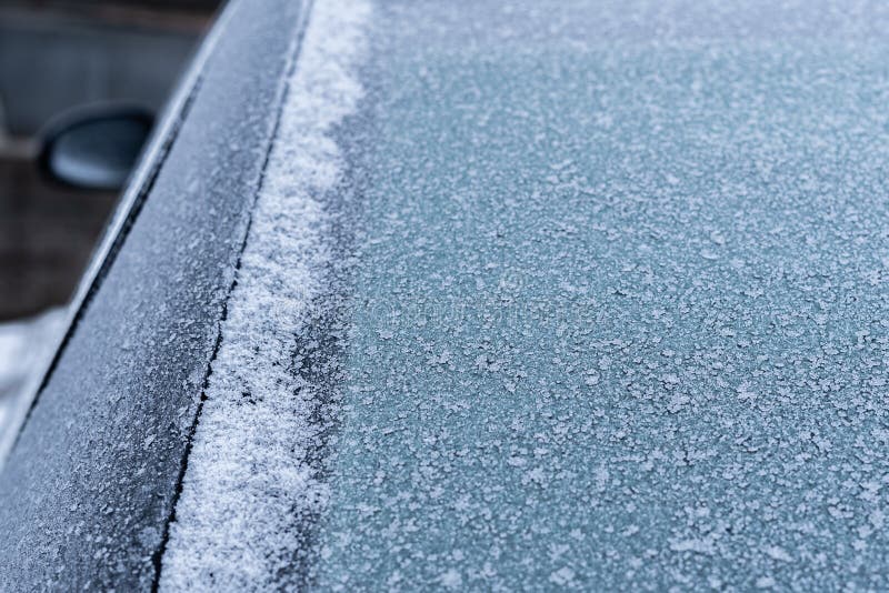 Frozen Car in Winter. Icing Machine Stock Image Image of snow, frozen