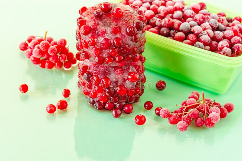 Frozen Cranberries. Frozen Organic Berries for Desserts and Bakery