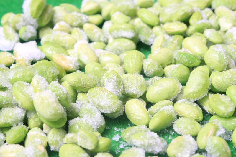 Frozen edamame stock image. Image of healthy, nutritional 24044711