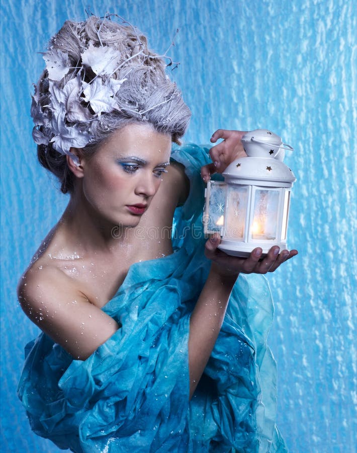 Frozen fairy with lantern