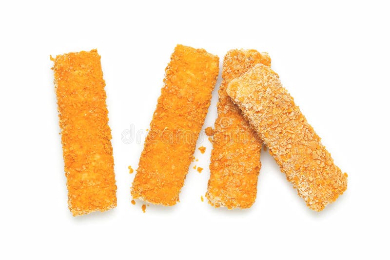Frozen fish sticks stock photography