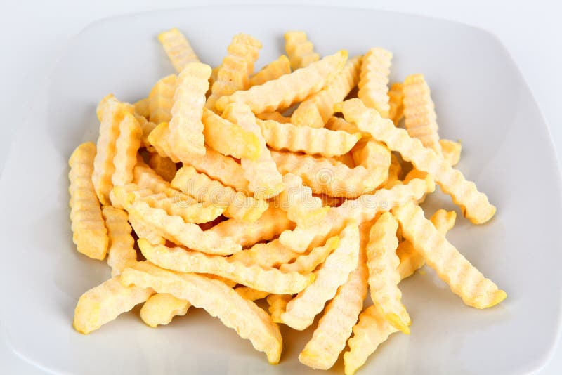 Frozen french fries stock image. Image of product, white - 80020747