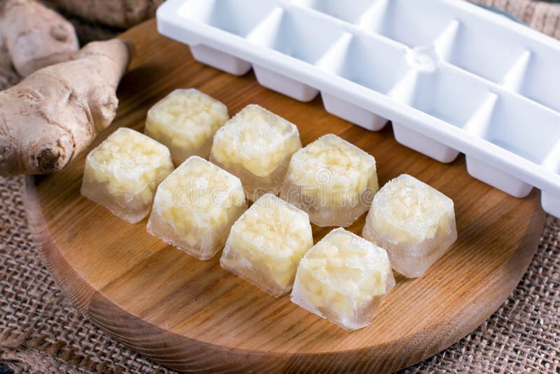 Frozen Ginger Cubes Stock Photos Free & RoyaltyFree Stock Photos