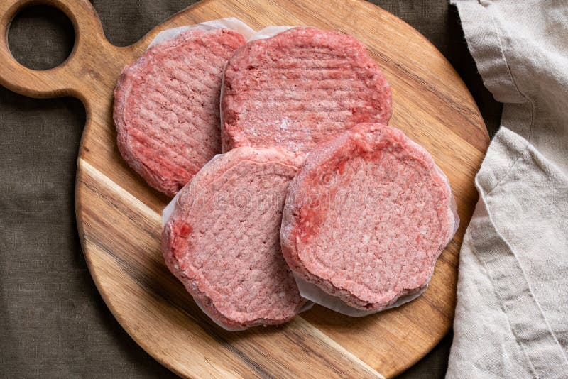 Frozen Grass Fed Beef Patties Stock Photo Image of grass, view 275954662