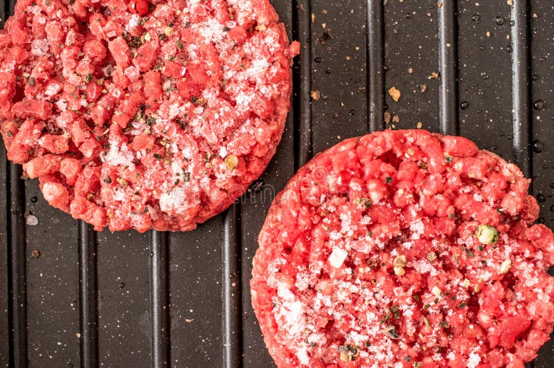 Frozen hamburger stock photo. Image of cold, meat, hamburger 51133524