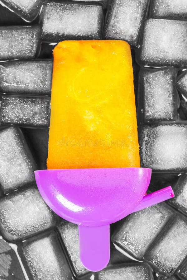 Frozen Juice on Stick Closeup Stock Photo Image of color, juices 89381846