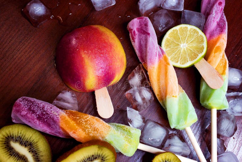 Frozen Juice on a Stick in the Form of a Drill Stock Photo Image of flavor, cold 153832680