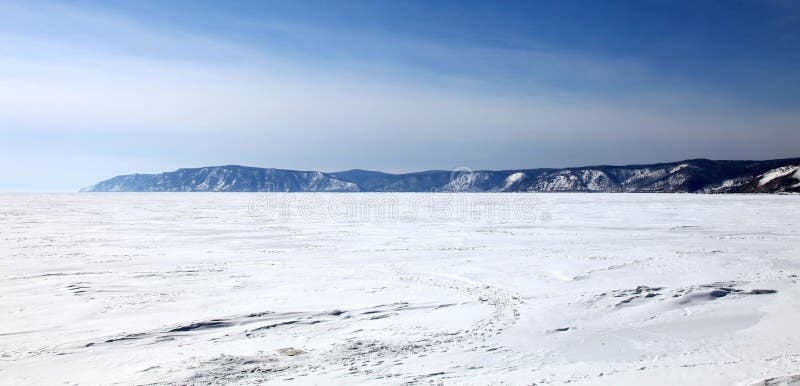 Frozen Lake Baikal