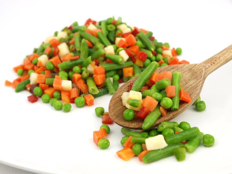 Frozen mixed vegetables stock image. Image of healthy 18347259