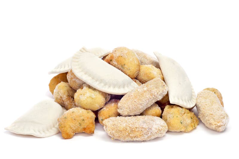 Frozen spanish food stock image Frozen spanish food stock image