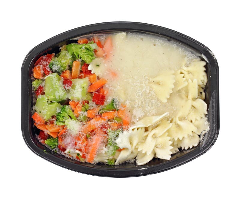 Frozen TV Dinner stock image. Image of vegetables, frozen - 19651469