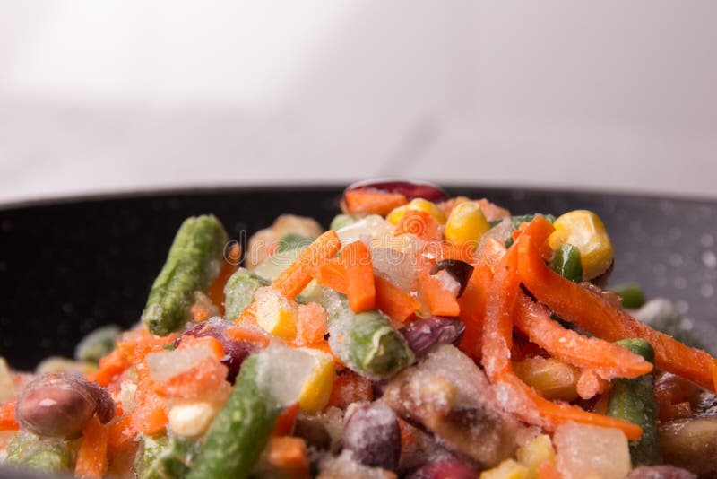 Frozen vegetables stock photo. Image of fresh, cook, freezed 52385974