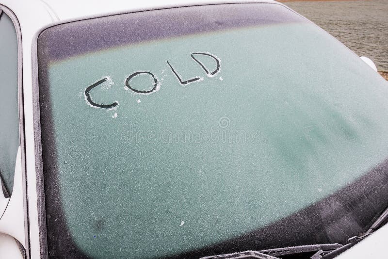 Frozen Windshield stock photo. Image of driving, outdoor 63041640