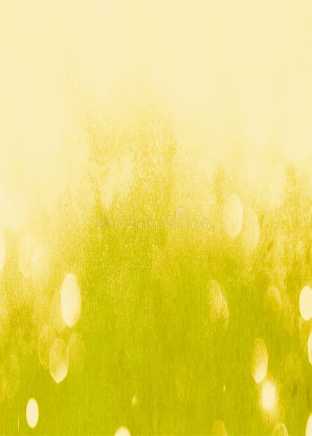 Frozen Yellow Bokeh Vertical Background Stock Illustration ...