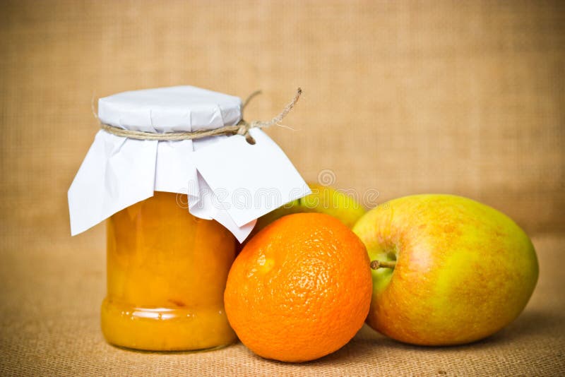 Fruchtmarmeladenglas stockfotos Fruchtmarmeladenglas stockfotos