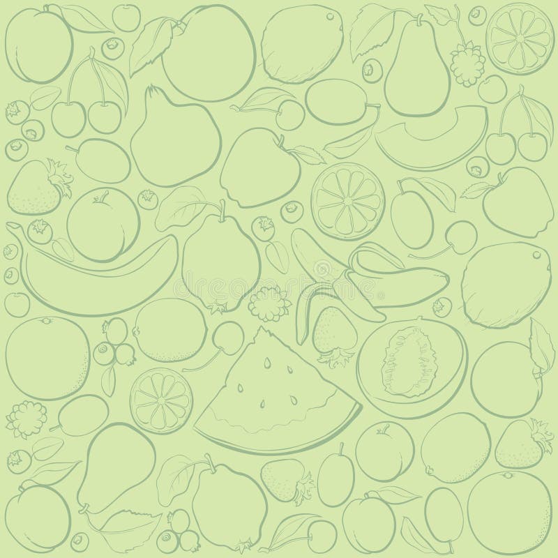 Fruchtmuster vektor abbildung