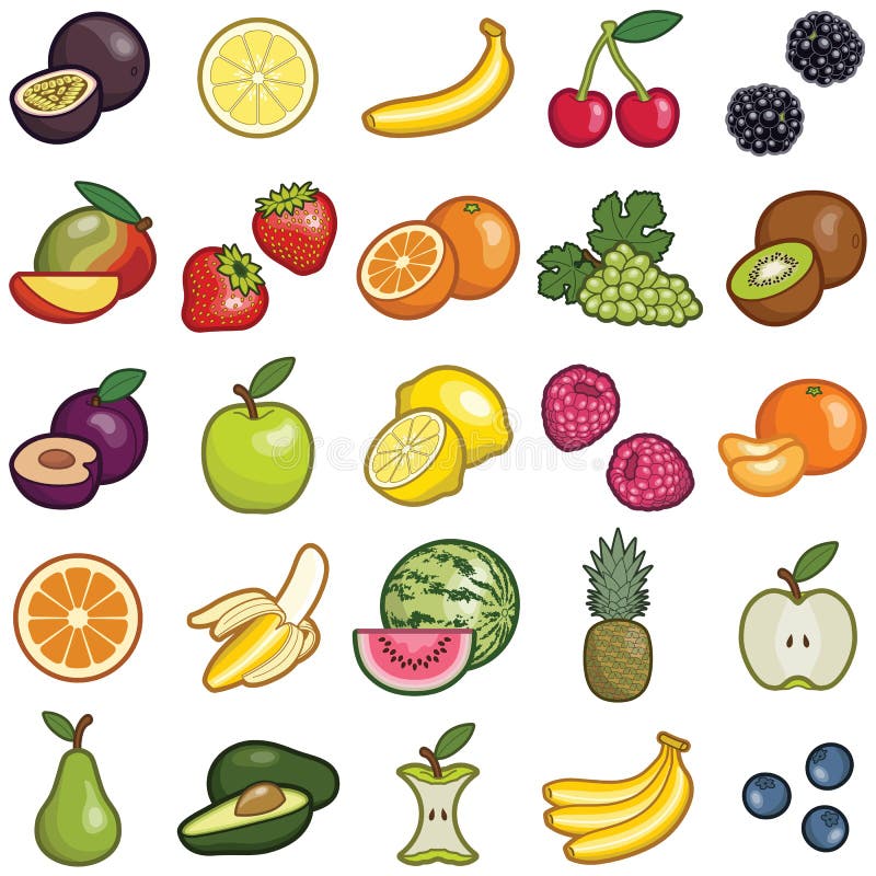 Fruit vector illustratie