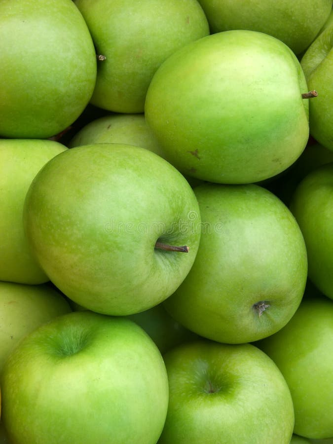 Fruit apples green royalty free stock photography