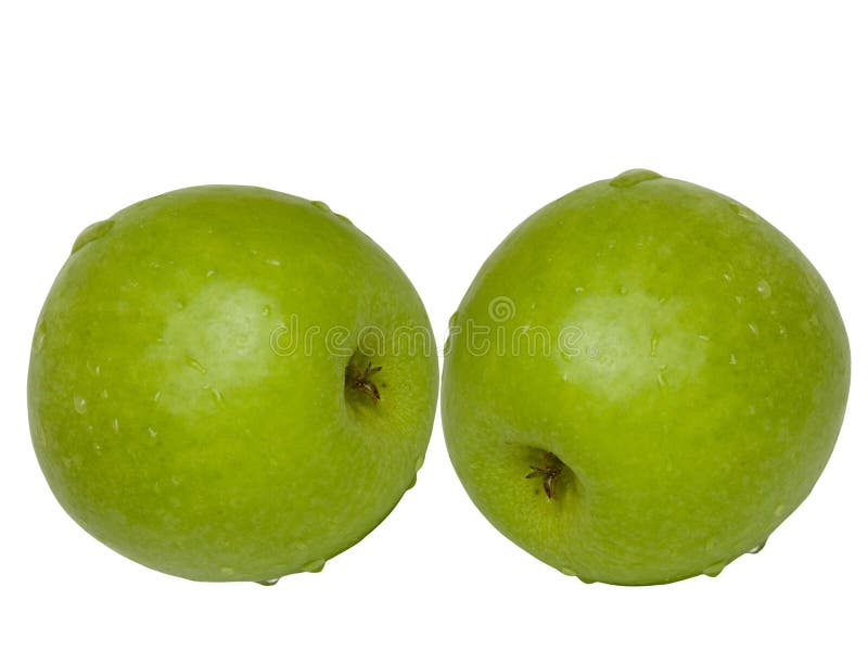 Fruit apples green stock photo