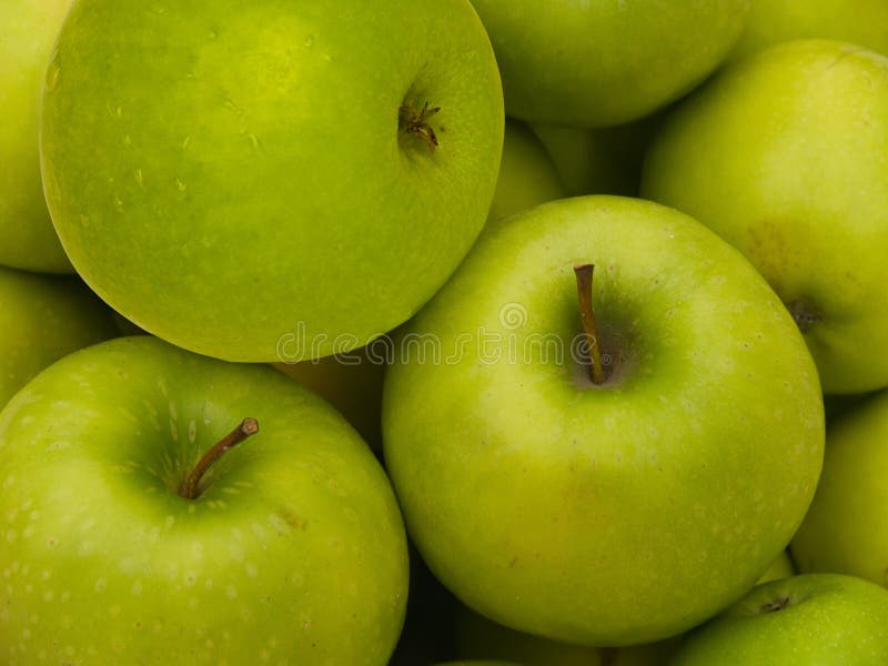 Fruit apples green royalty free stock image