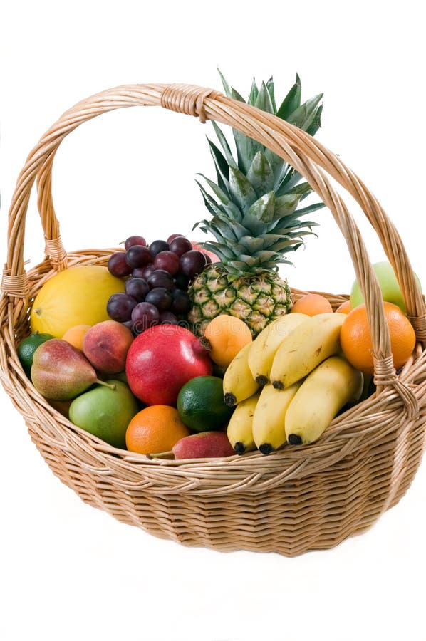Fruit basket stock image. Image of healthy, apple, citrus - 15752973