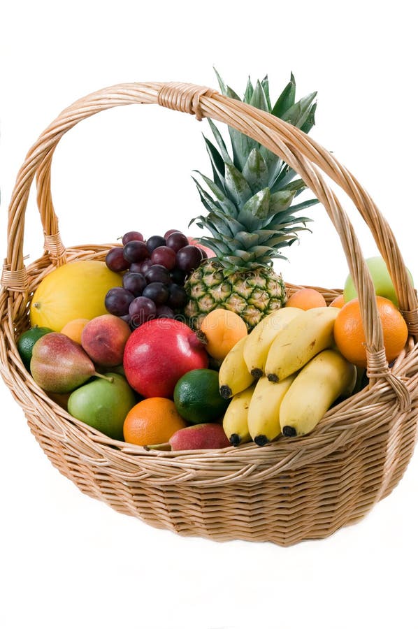 Fruit basket stock photos Fruit basket stock photos