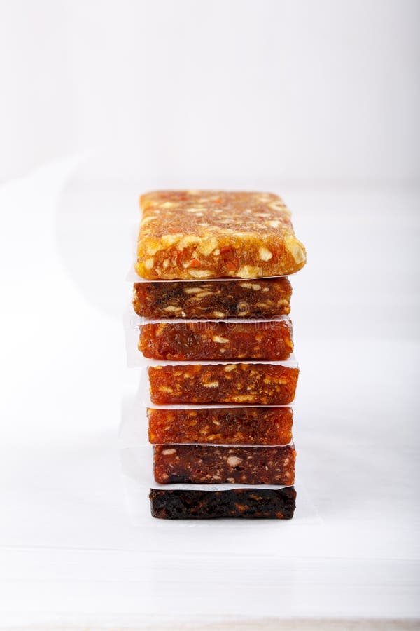 Fruit Berry and Nut Energy Bars Stock Photo Image of blueberries