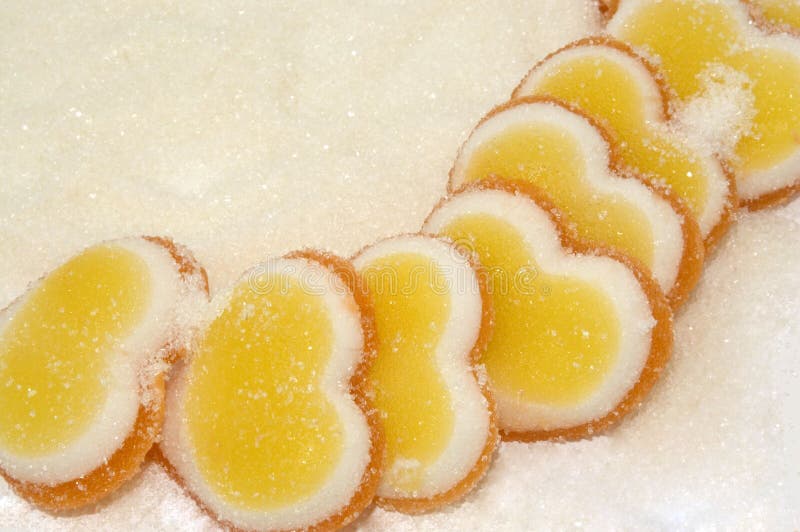 Fruit candy on a sugar stock image. Image of eating, multi 5483341
