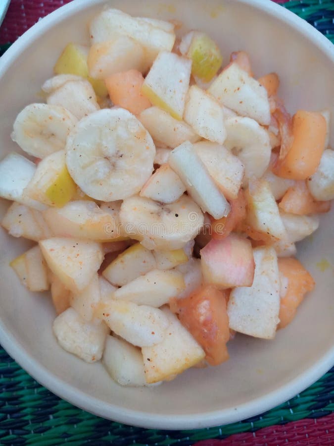 Fruit chart pakistani dish stock photo. Image of fruit 181799250