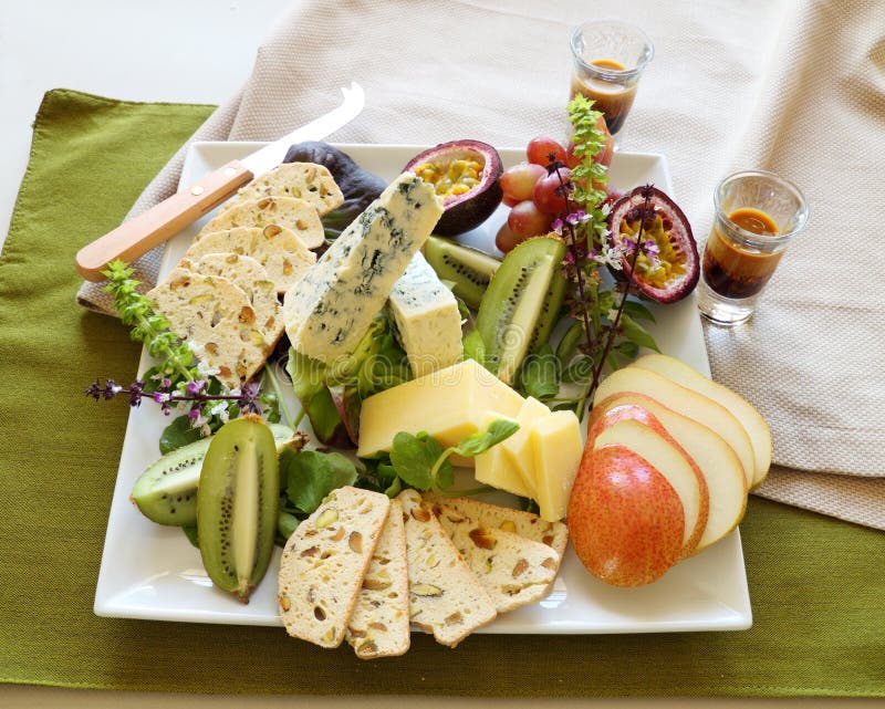 Fruit And Cheese Platter